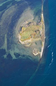 Island with Kayaks